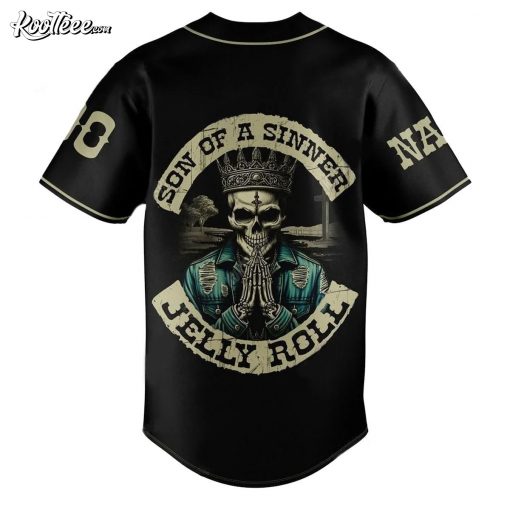 Personalized Jelly Roll Jersey, Jelly Roll Baseball Shirt, Jelly Roll Jersey. - Image 3