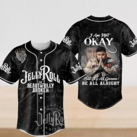 Jelly Roll Concert Tour Baseball Jersey Shirt, Jelly Roll Music Album Shirt, Jelly Roll Rapper Jersey Shirt, Beautifully Broken Shirt