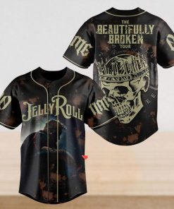 Custom Jelly Roll Baseball Jersey, The Beautiful Broken Tour Baseball Shirt, Jelly Roll Jersey Shirt, Jelly Roll Fan Gifts, Music Shirt