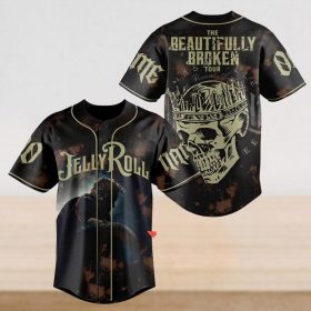 Custom Jelly Roll Baseball Jersey, The Beautiful Broken Tour Baseball Shirt, Jelly Roll Jersey Shirt, Jelly Roll Fan Gifts, Music Shirt